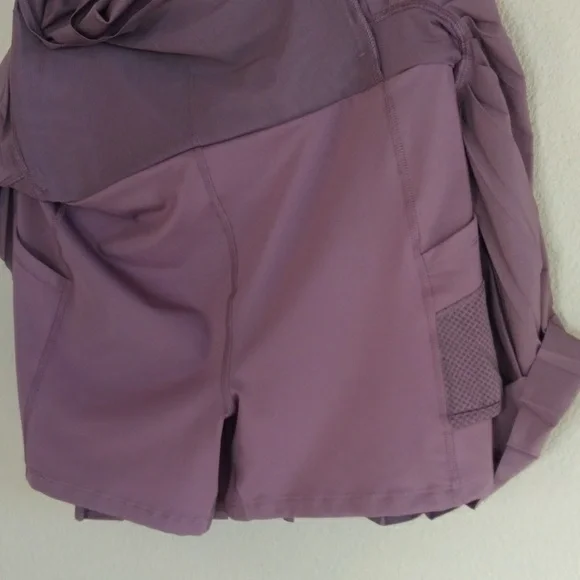 Athleta Advantage Skort size medium pleated purple - Picture 5 of 7
